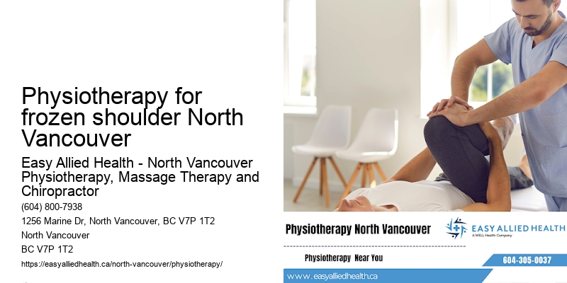 Comprehensive pediatric rehabilitation Physiotherapy for frozen shoulder North Vancouver