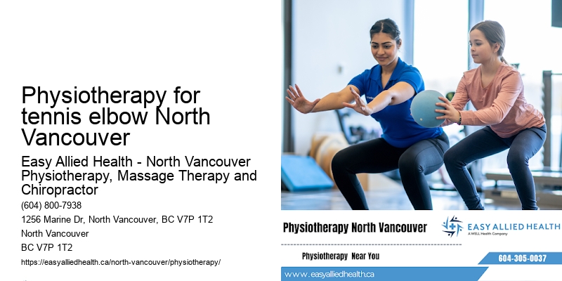 Accredited sports injury clinics Physiotherapy for tennis elbow North Vancouver