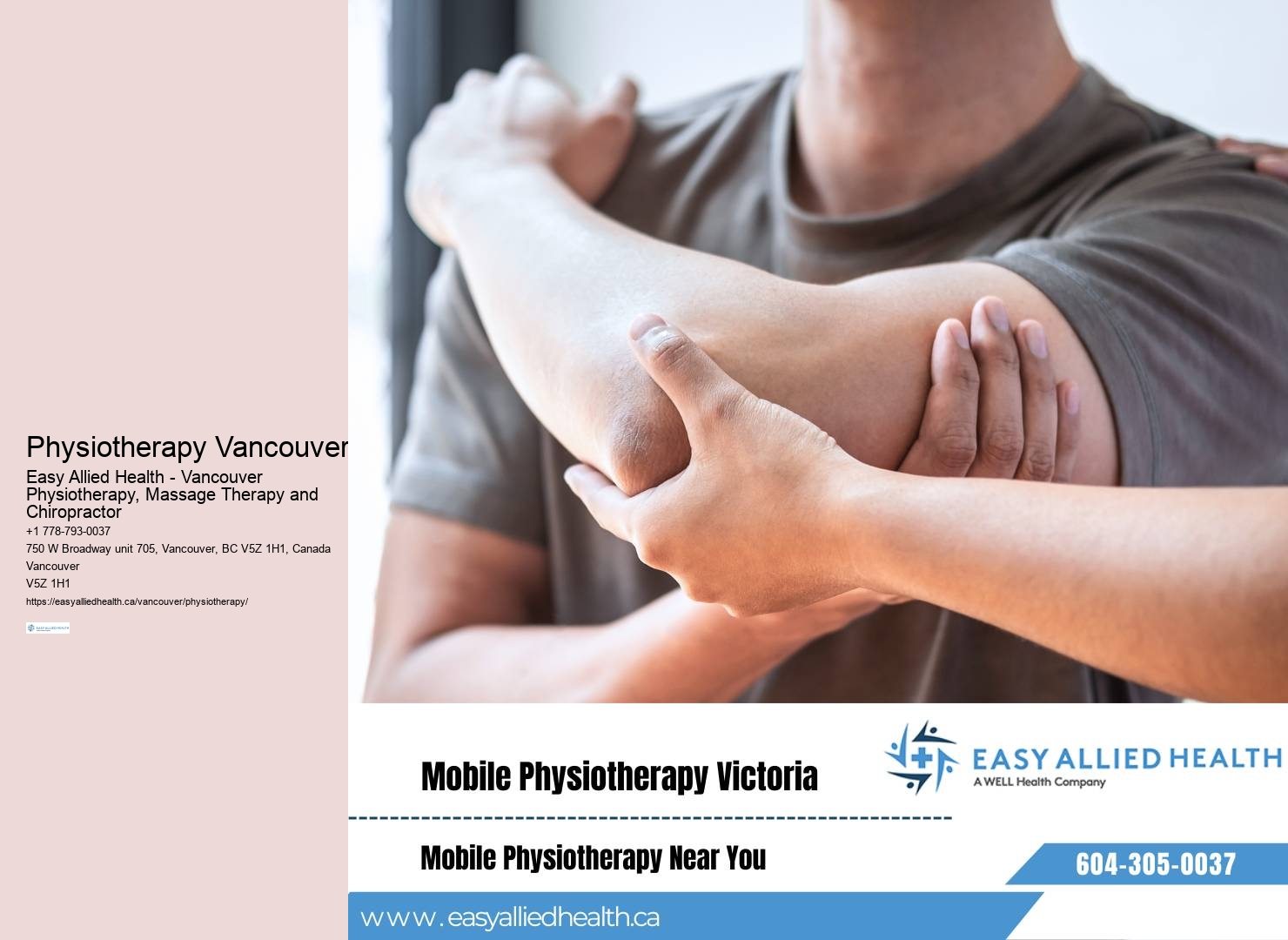 Advanced physiotherapy techniques Vancouver