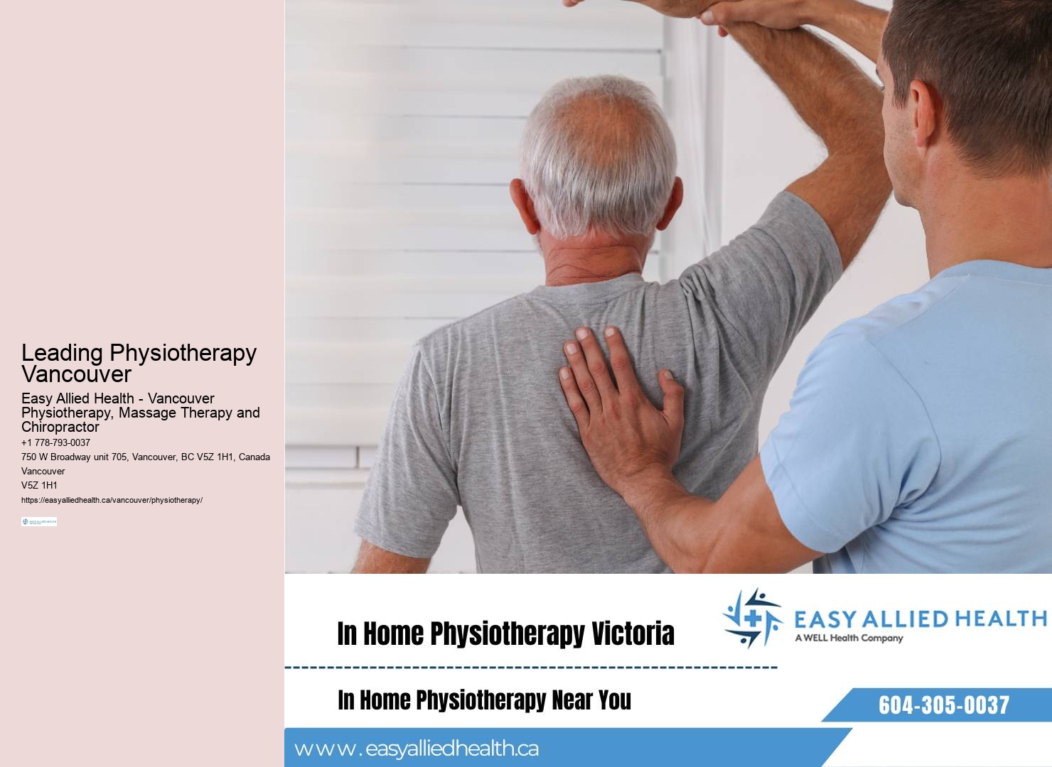 Physiotherapy services in Vancouver