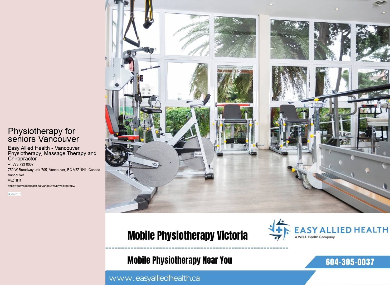 Physiotherapy Financing Vancouver