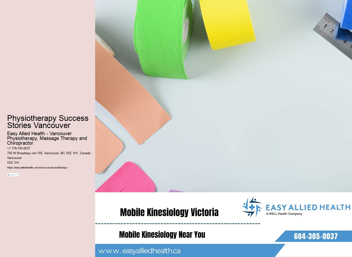 Customized Physiotherapy Vancouver