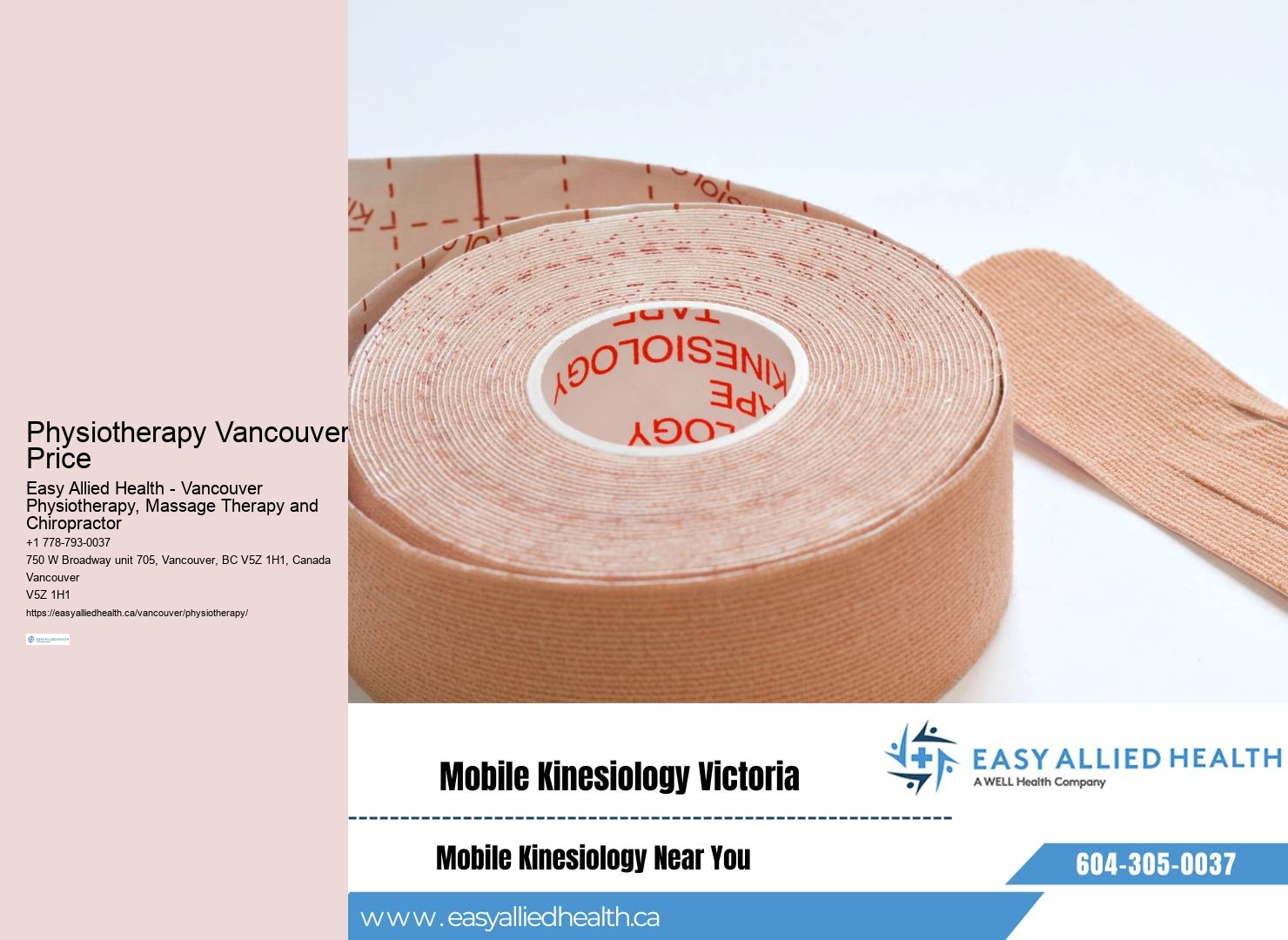 Physiotherapy Packages Vancouver