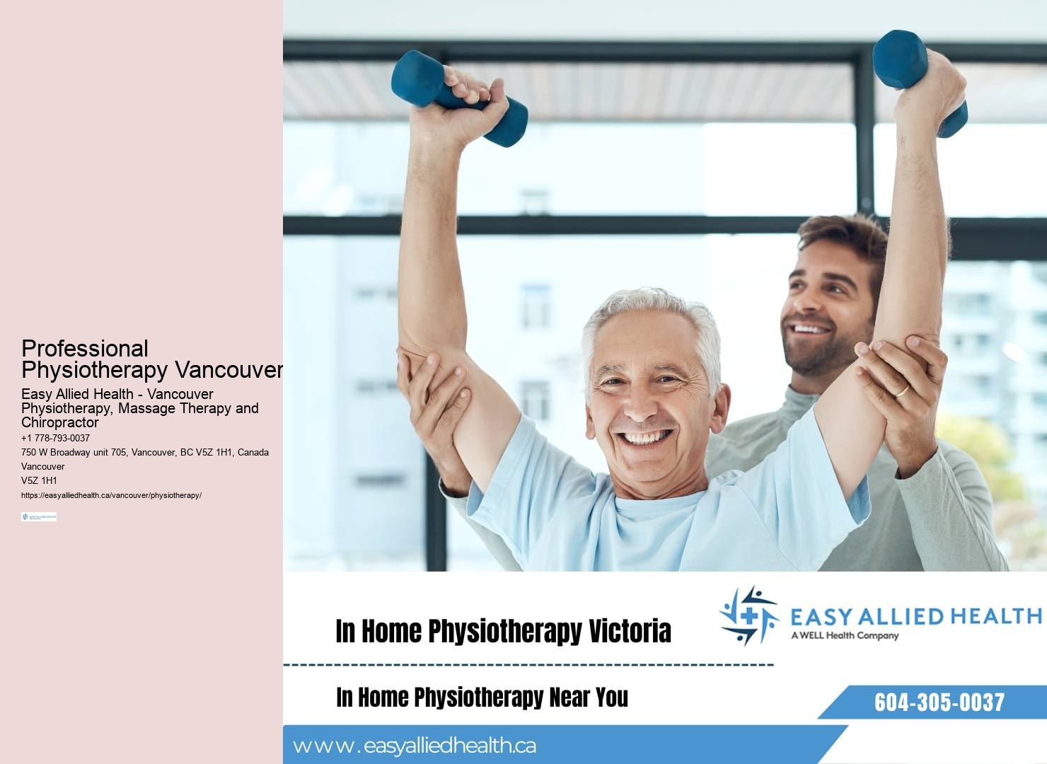 Physiotherapy Gift Certificates Vancouver