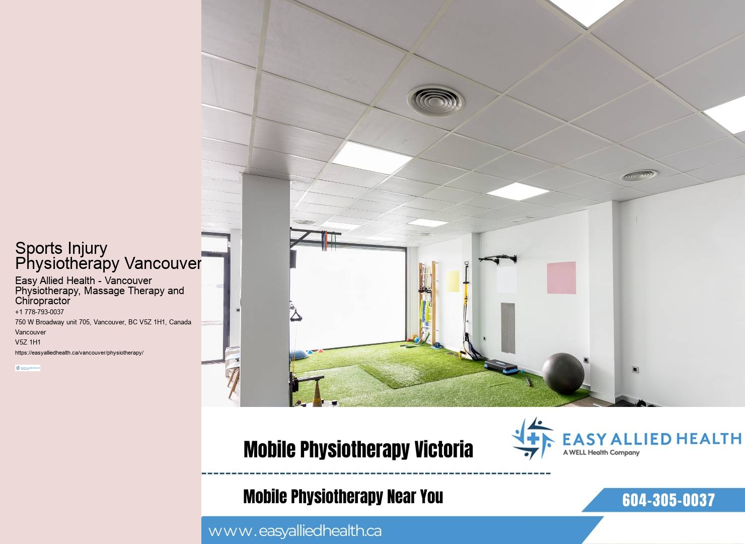 Sports injury rehab Vancouver