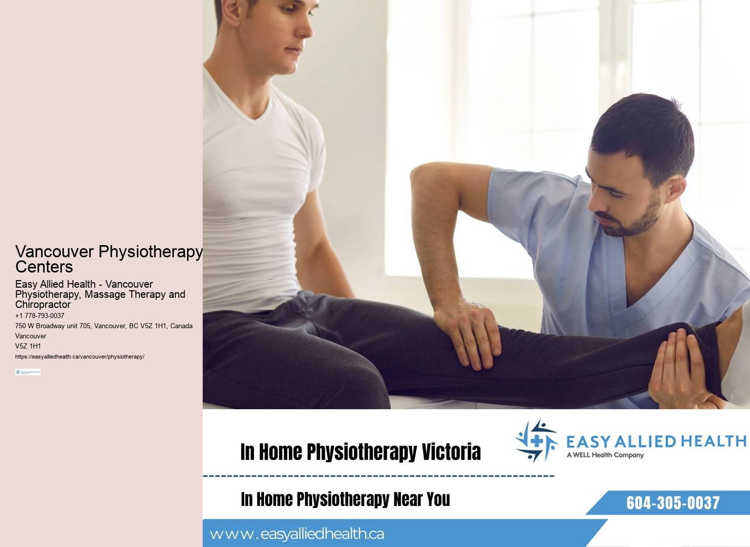 Physiotherapy Job Opportunities Vancouver