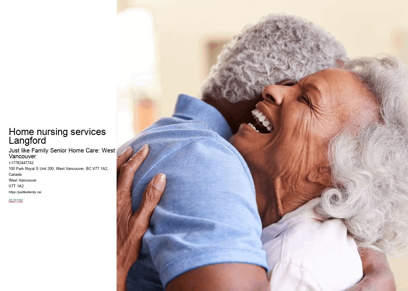 Langford BC senior care services