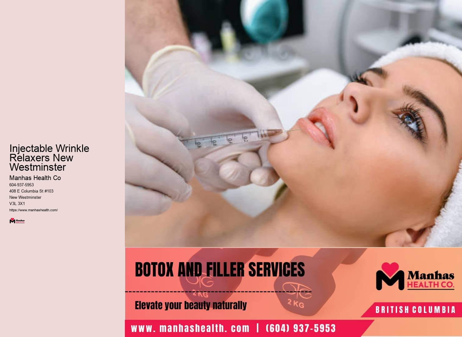 Tailored Cosmetic Injection Solutions New Westminster