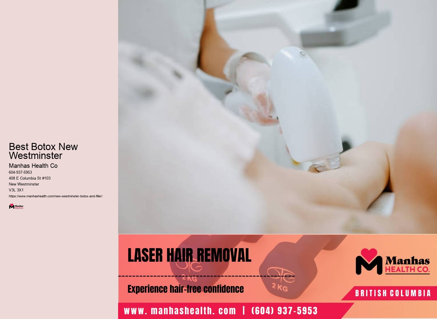 Beauty care services New Westminster