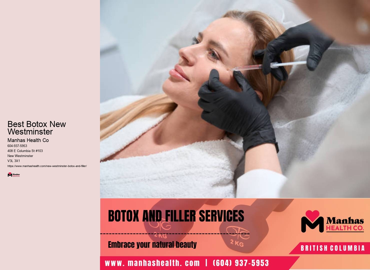 Botox for frown lines New Westminster
