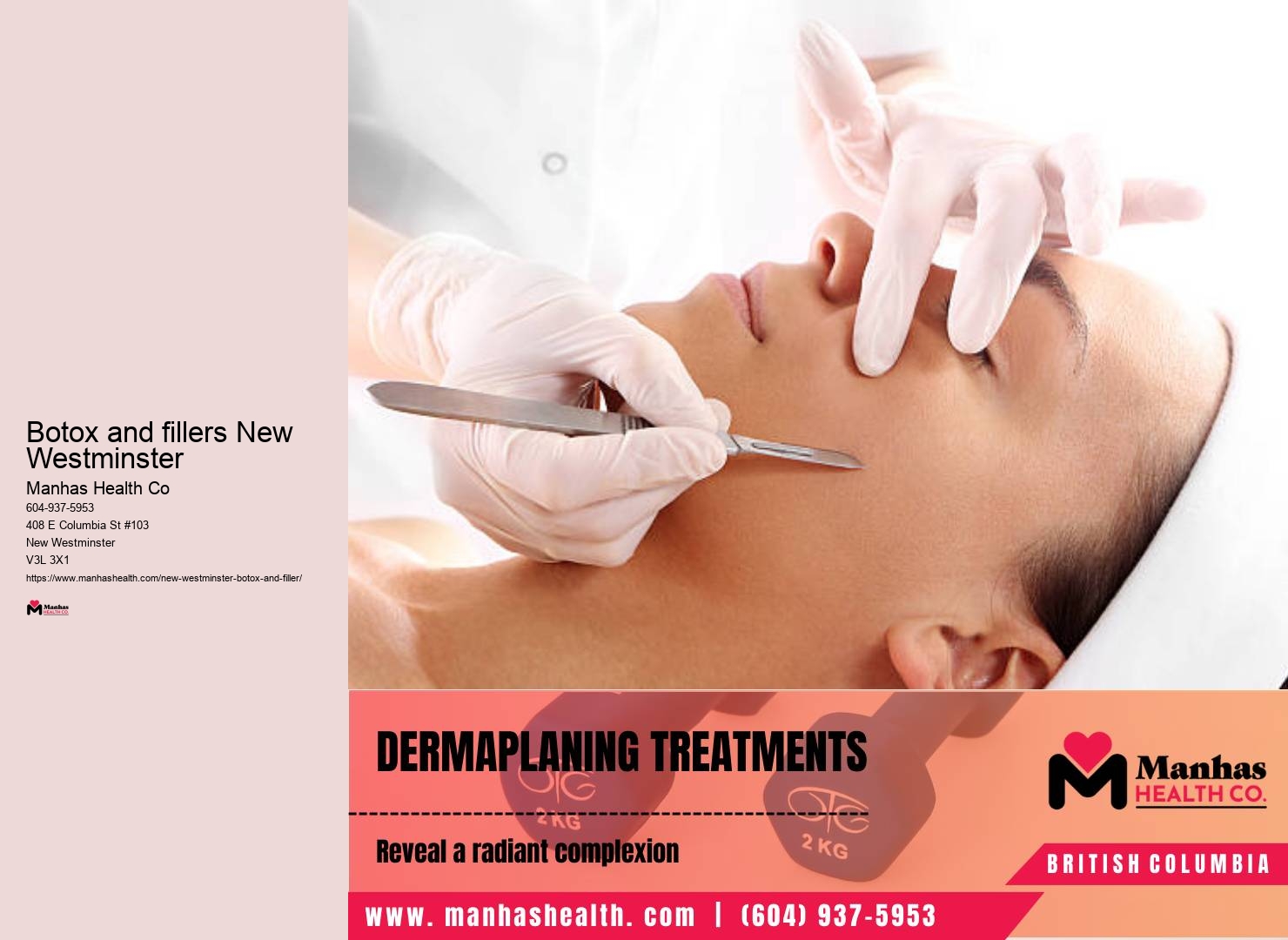 New Westminster facial treatments
