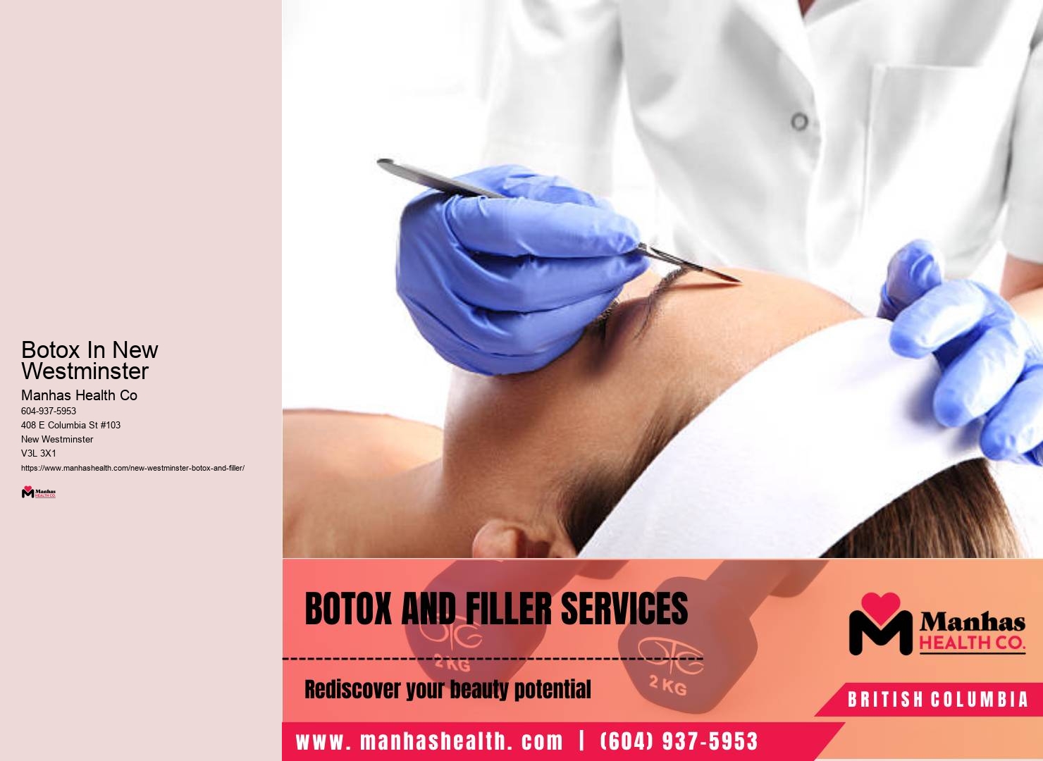 New Westminster botox facial enhancements