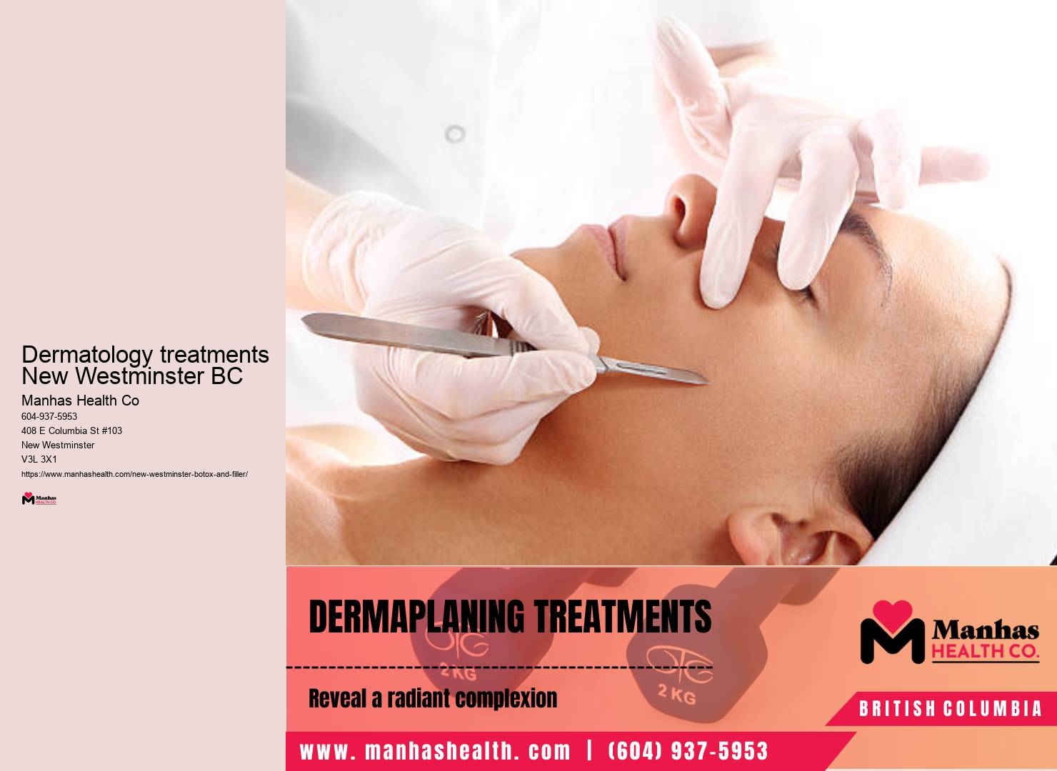 Facial line treatments New Westminster
