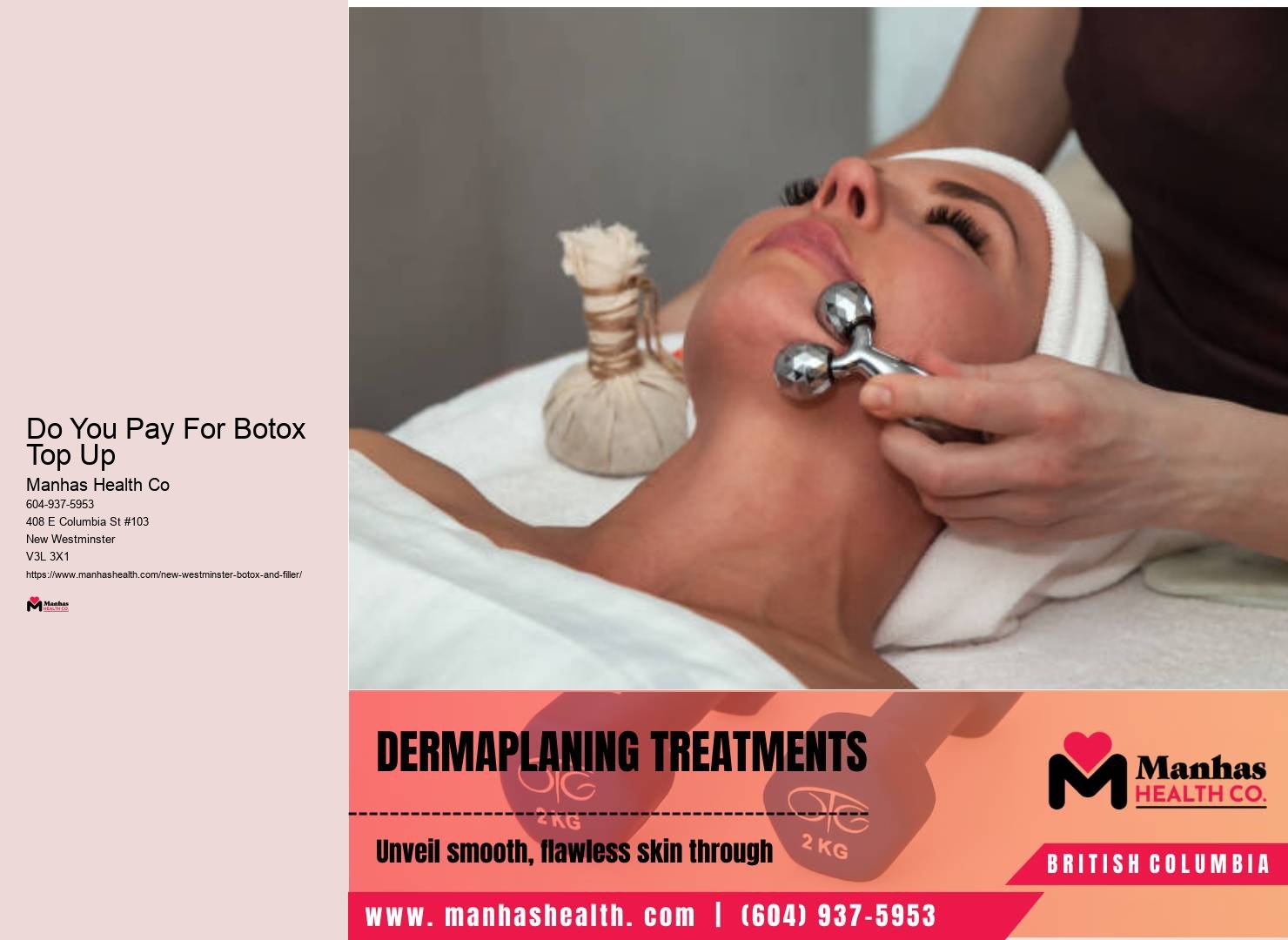 Cosmetic skin procedures New Westminster