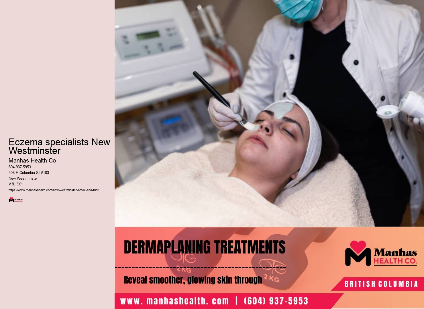 New Westminster BC skincare experts