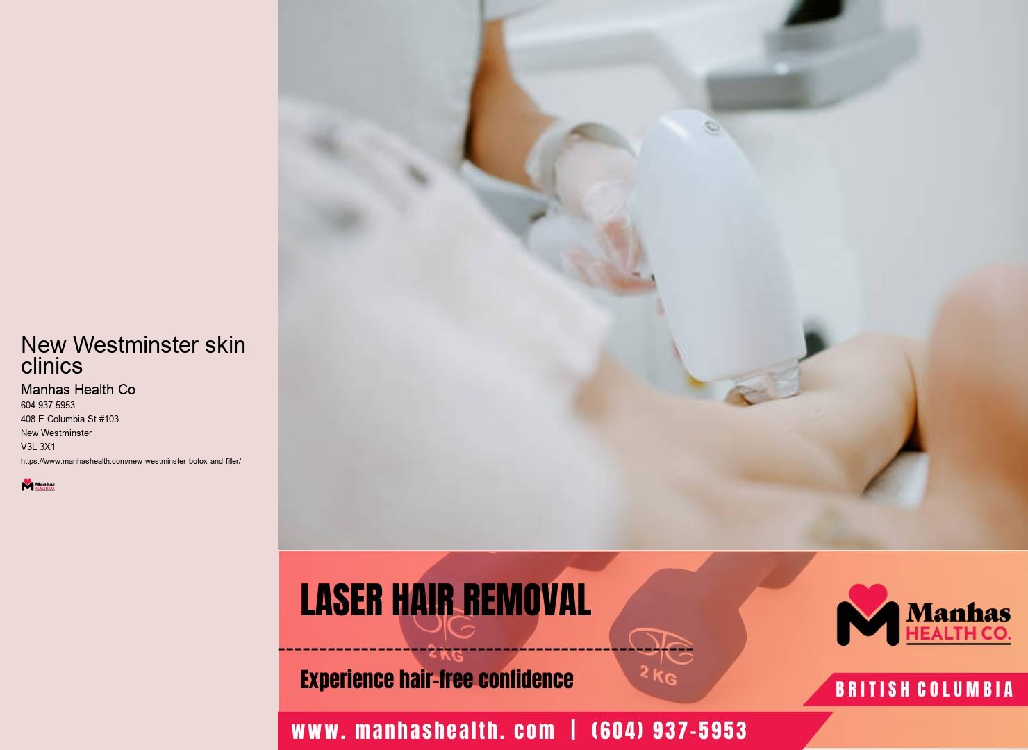 Botox consultation New Westminster