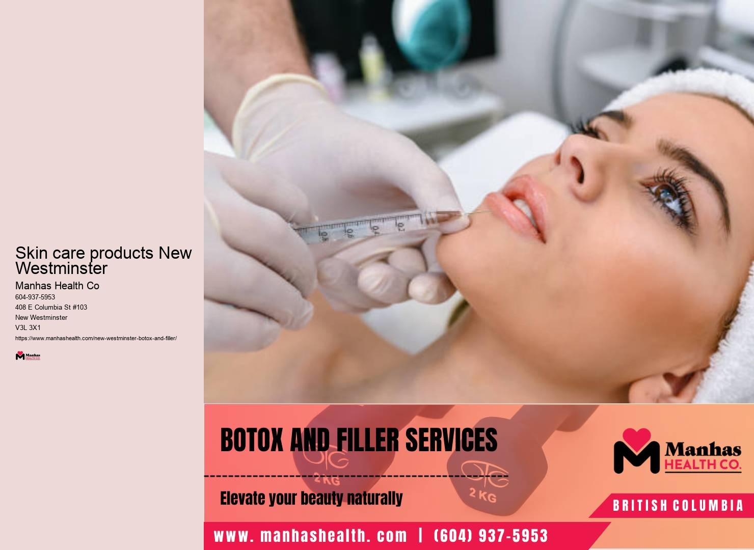 Botox treatment offers in New Westminster