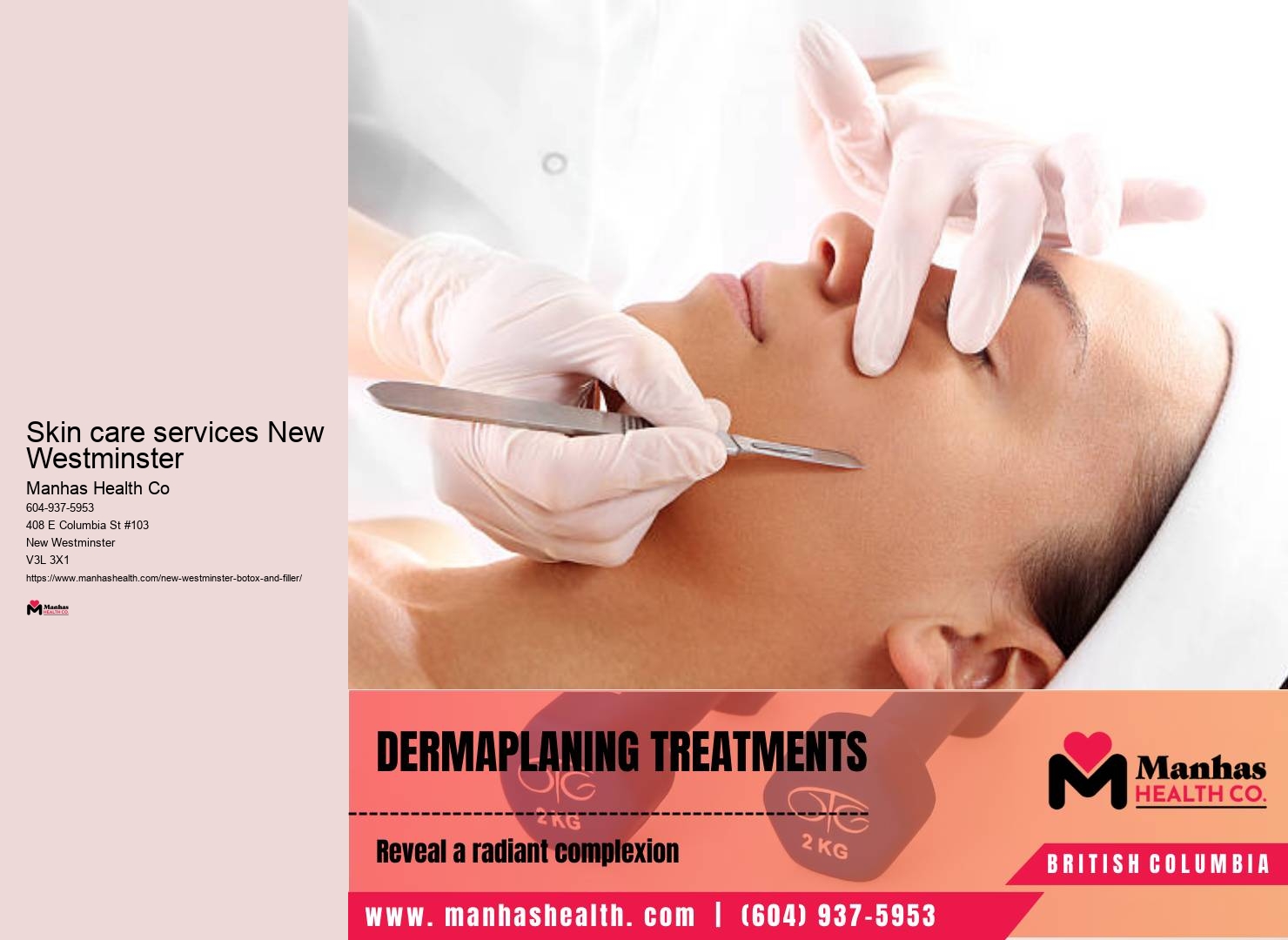 Microneedling facial New Westminster