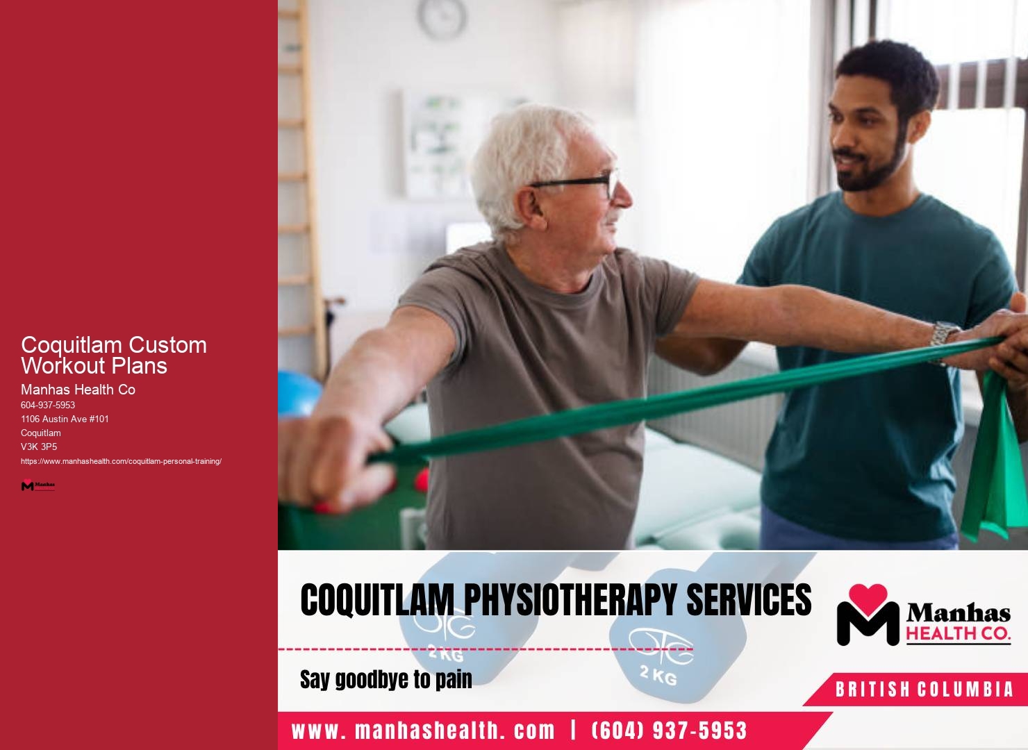 Affordable Wellness Services Coquitlam Custom Workout Plans