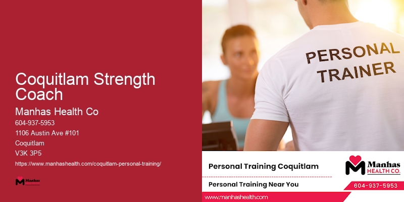 Fitness Sessions for Seniors Coquitlam Strength Coach