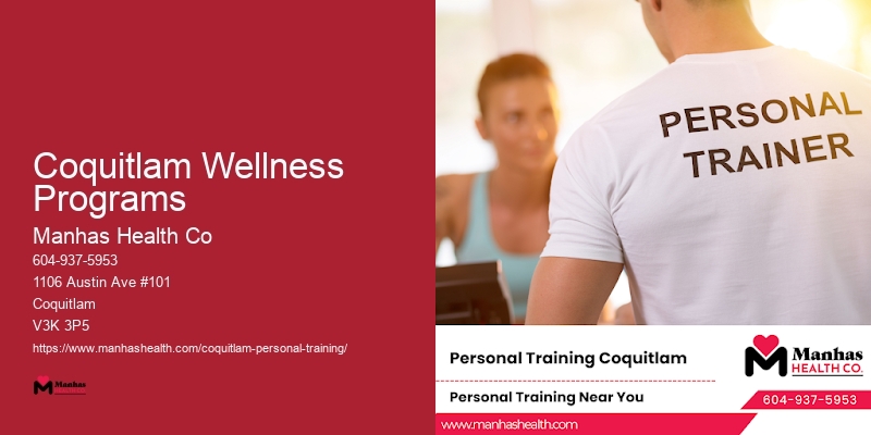 Affordable Personal Fitness Programs Coquitlam Wellness Programs