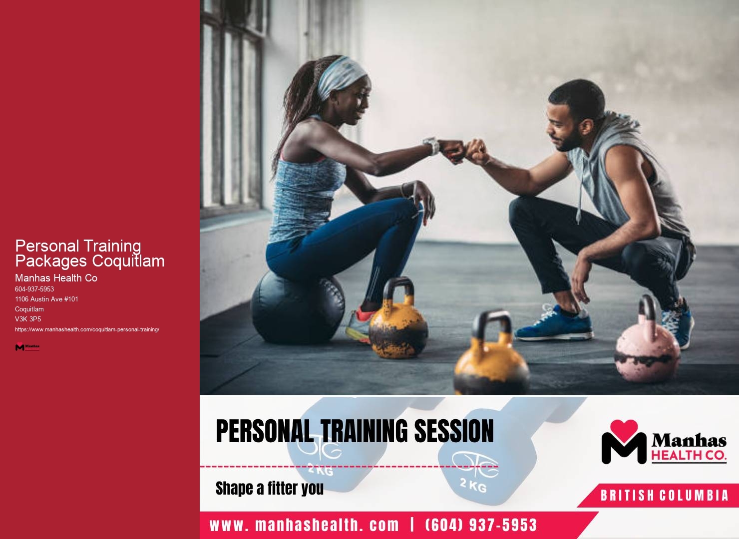 Personal Fitness Programs Personal Training Packages Coquitlam