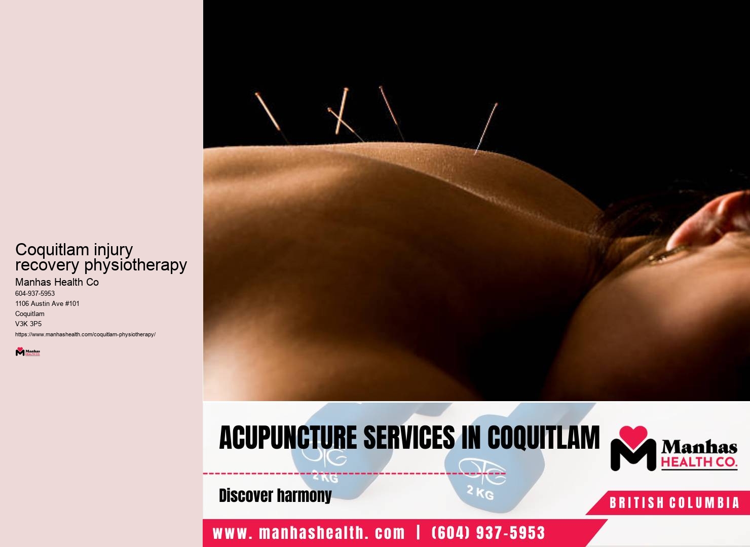 Coquitlam injury recovery physiotherapy physiotherapy clinics with online booking