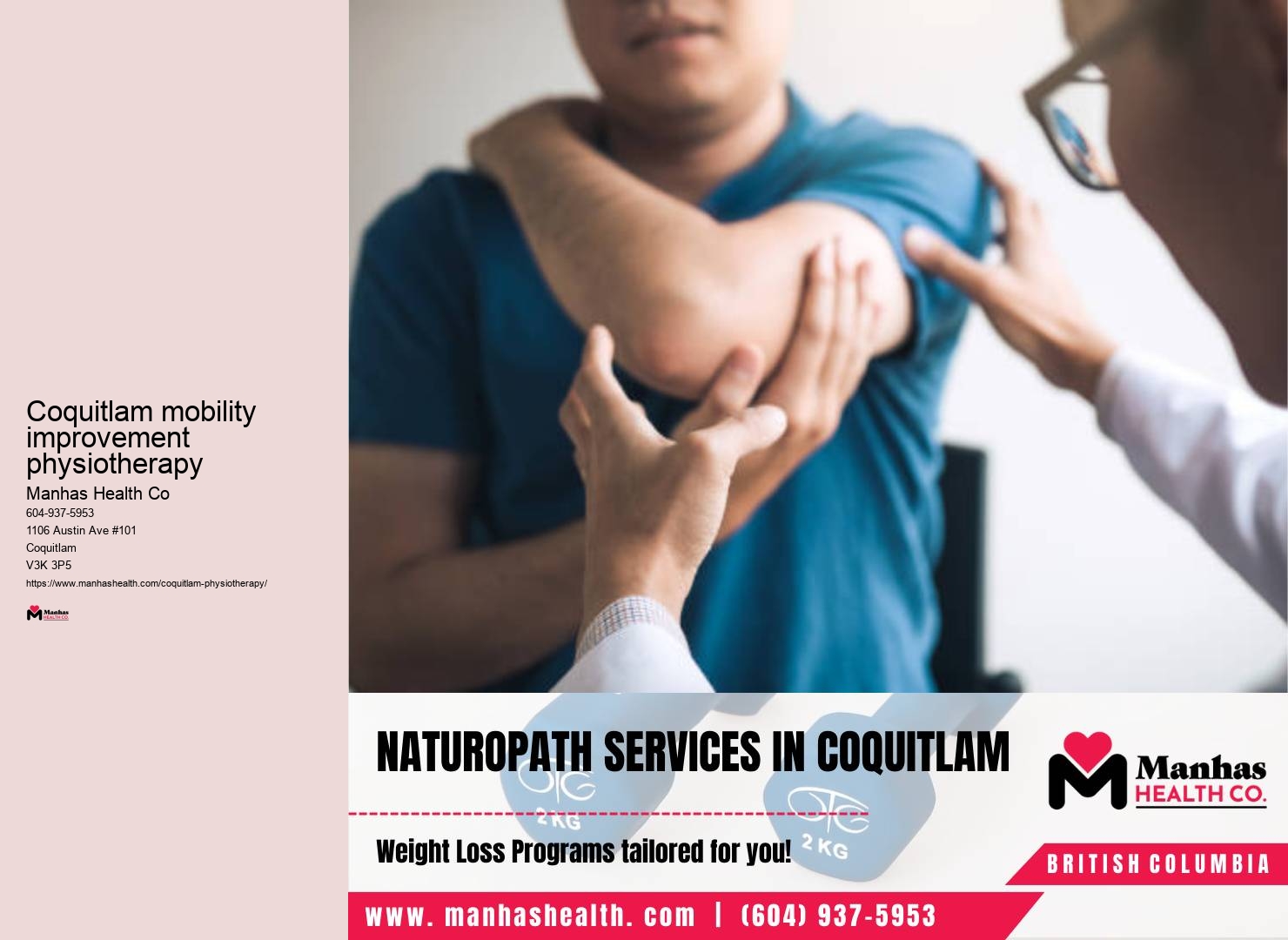 Expert care for arthritis Coquitlam mobility improvement physiotherapy