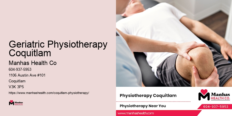 Geriatric Physiotherapy Coquitlam