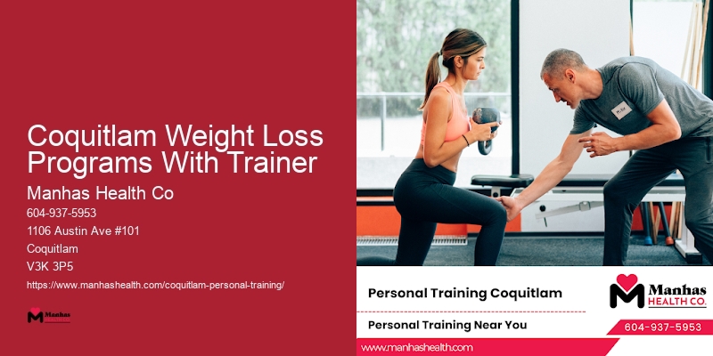 Coquitlam Weight Loss Programs With Trainer Trainer For Functional Fitness