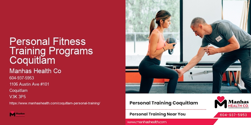 Affordable Certified Fitness Coach Personal Fitness Training Programs Coquitlam
