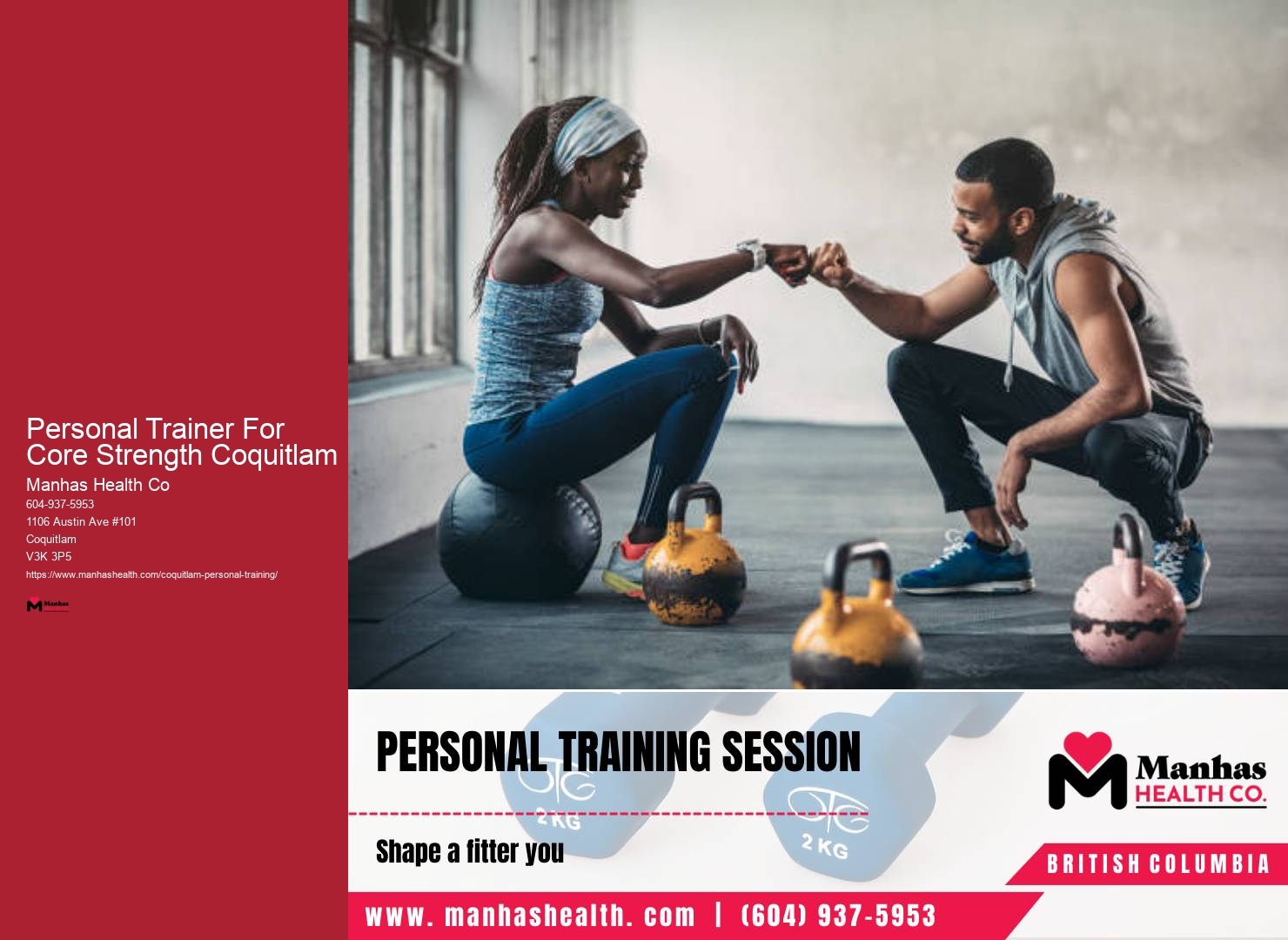 Personal Coach For Weight Loss Programs Personal Trainer For Core Strength Coquitlam
