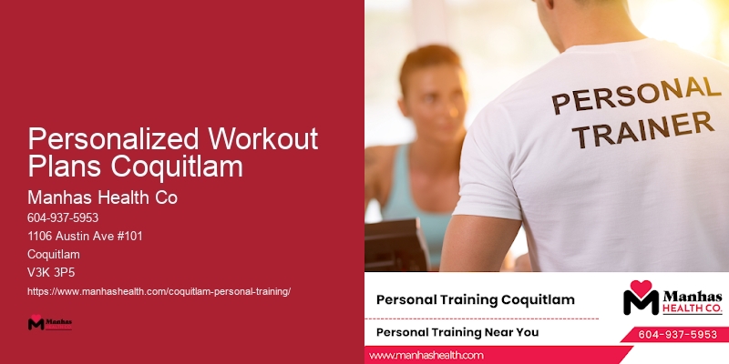 Personalized Workout Plans Coquitlam Personalized Fitness Coaching