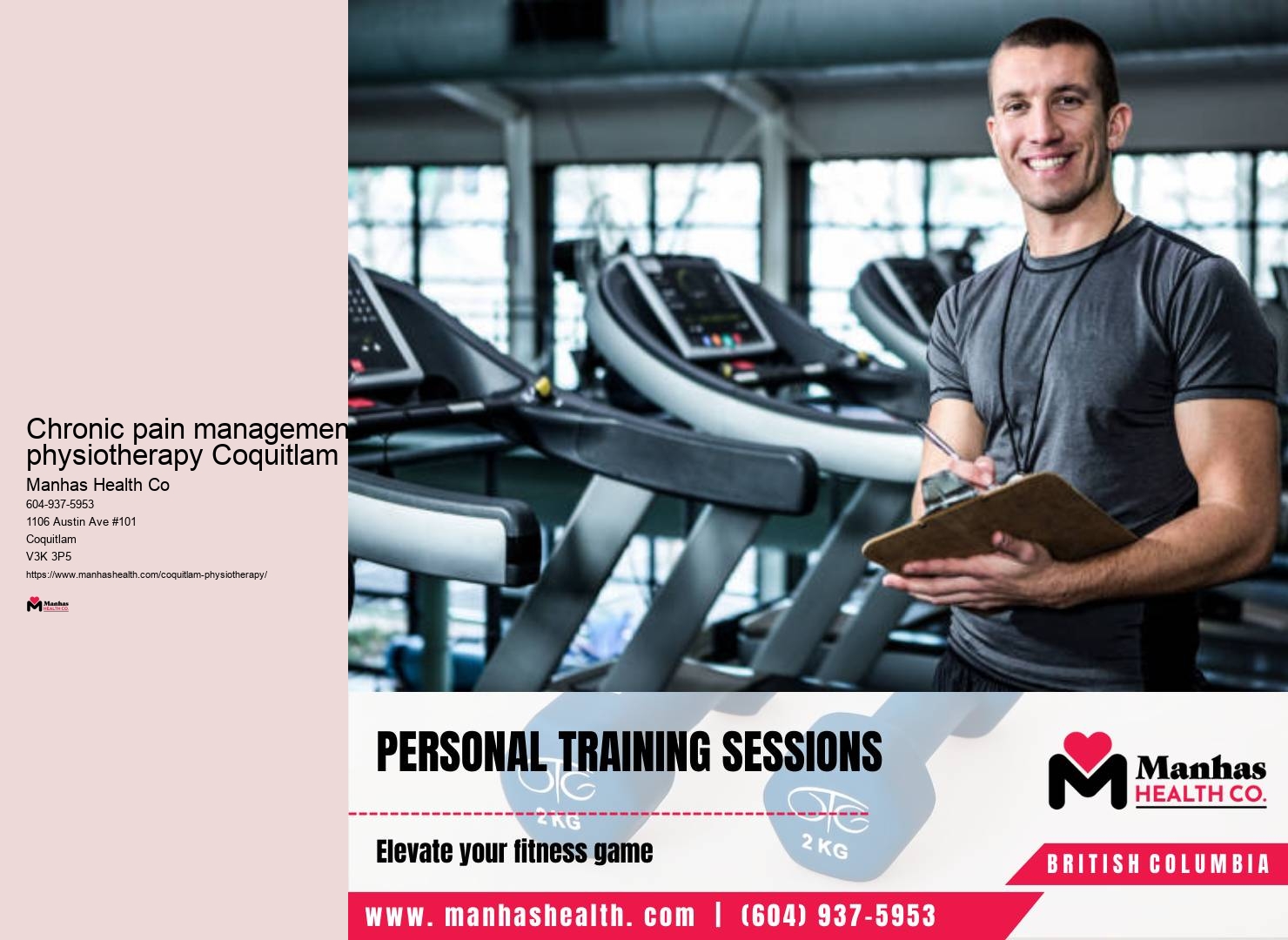 Sports physiotherapy Chronic pain management physiotherapy Coquitlam