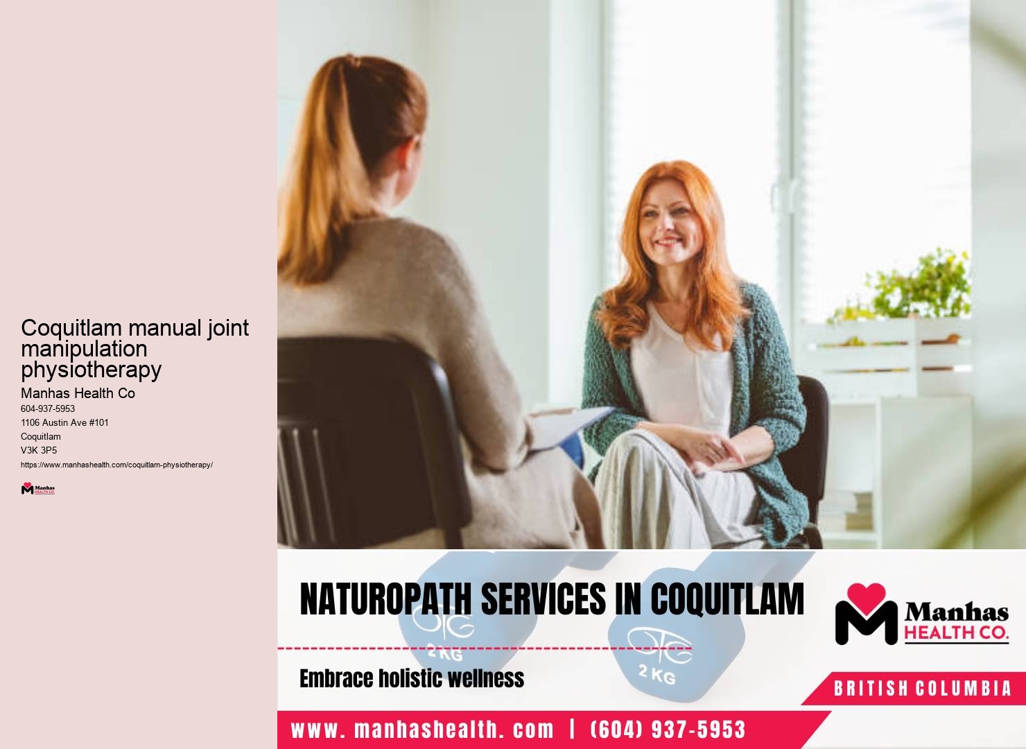 Coquitlam manual joint manipulation physiotherapy physiotherapy for knee pain