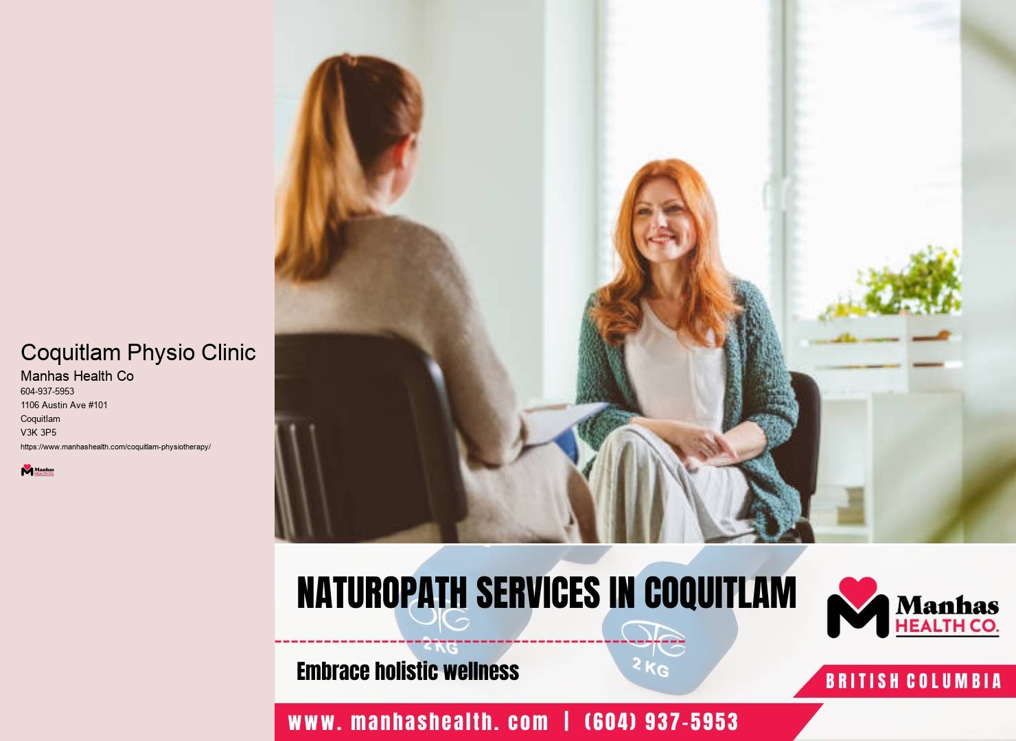 Chronic pain relief physiotherapy Coquitlam Physio Clinic