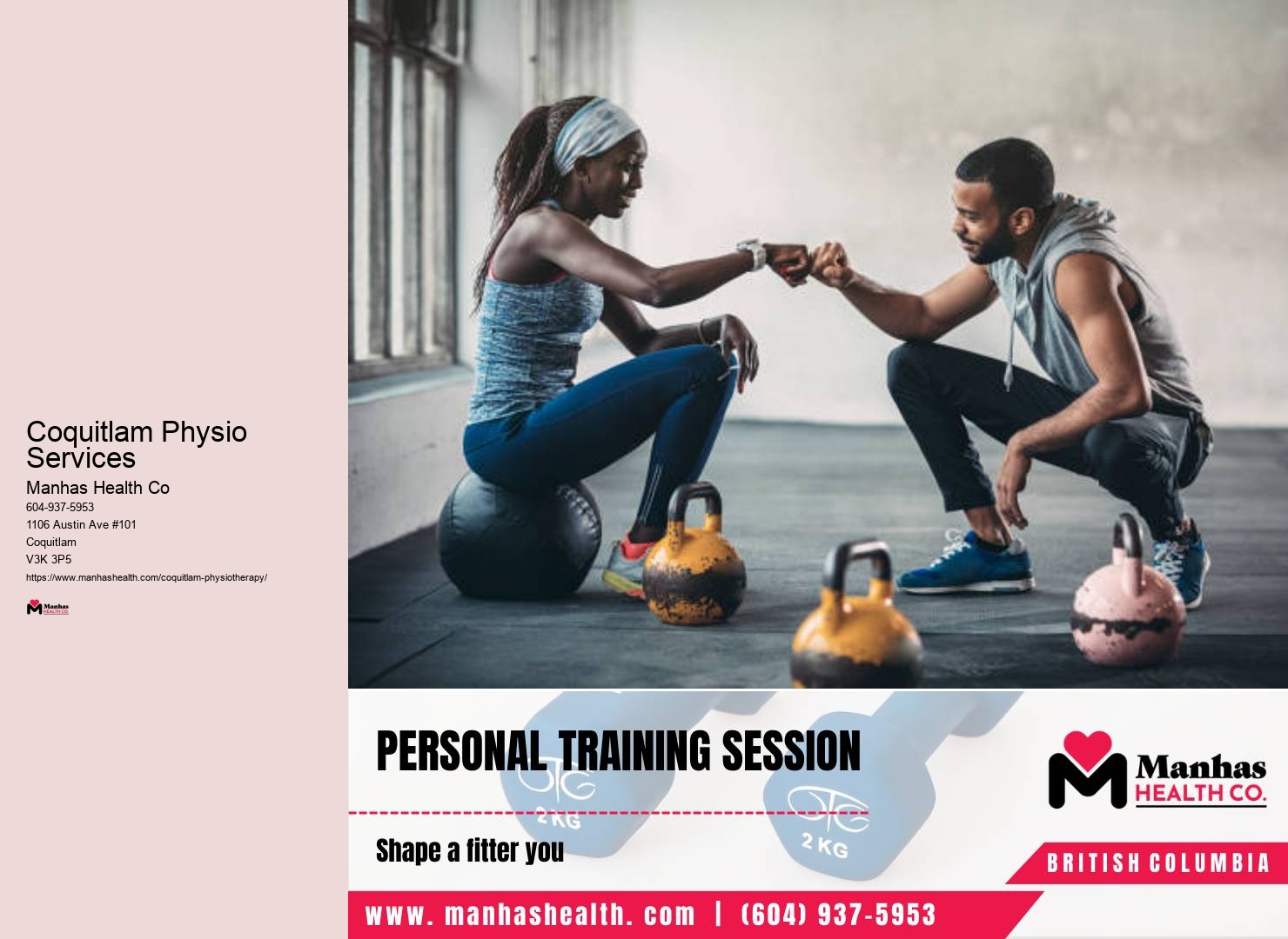 Coquitlam Physio Services physiotherapy and rehabilitation