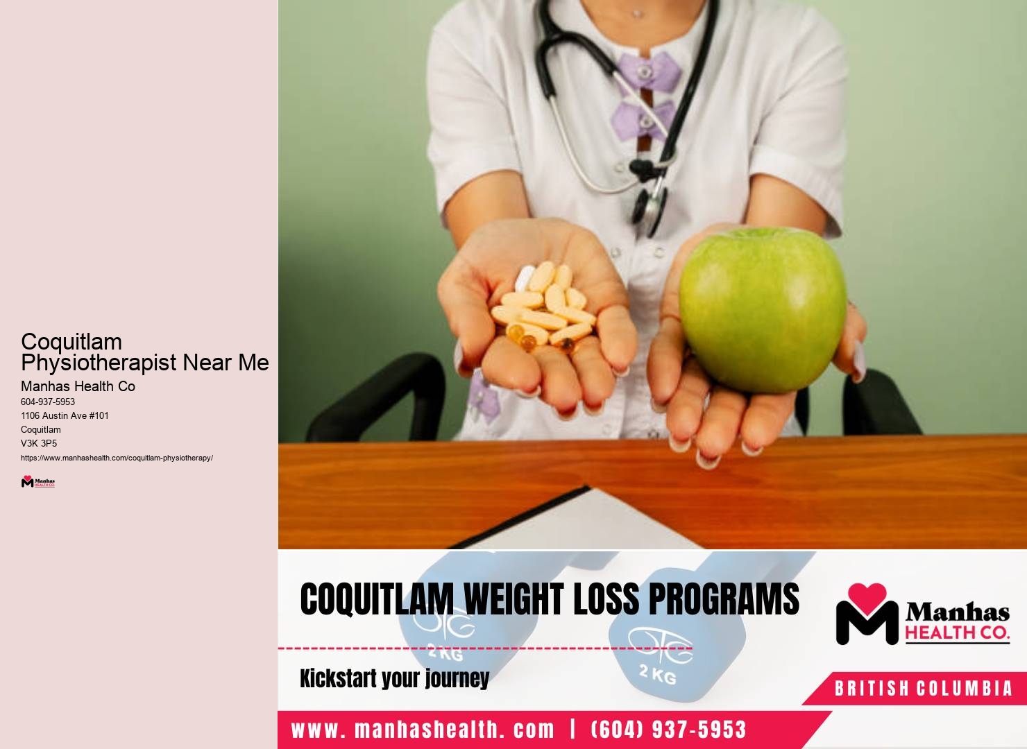 Physiotherapy clinic open weekends Coquitlam Physiotherapist Near Me