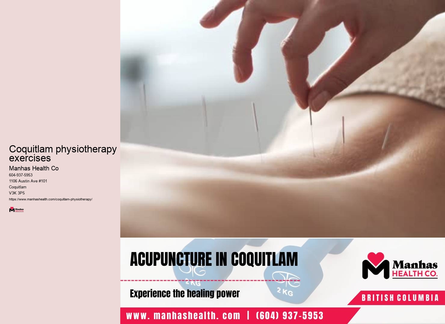 Physiotherapy for hip pain treatment Coquitlam physiotherapy exercises