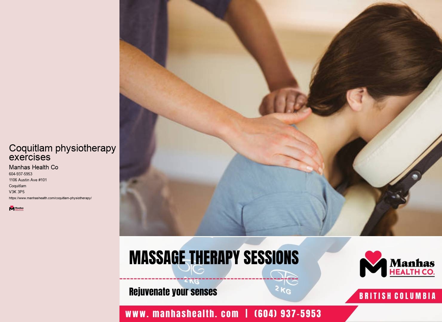 Vestibular rehabilitation specialist Coquitlam physiotherapy exercises