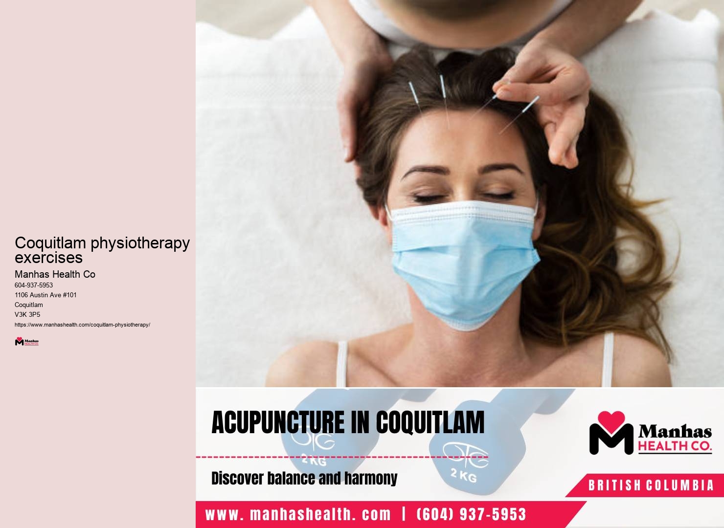 Home-based physiotherapy Coquitlam physiotherapy exercises