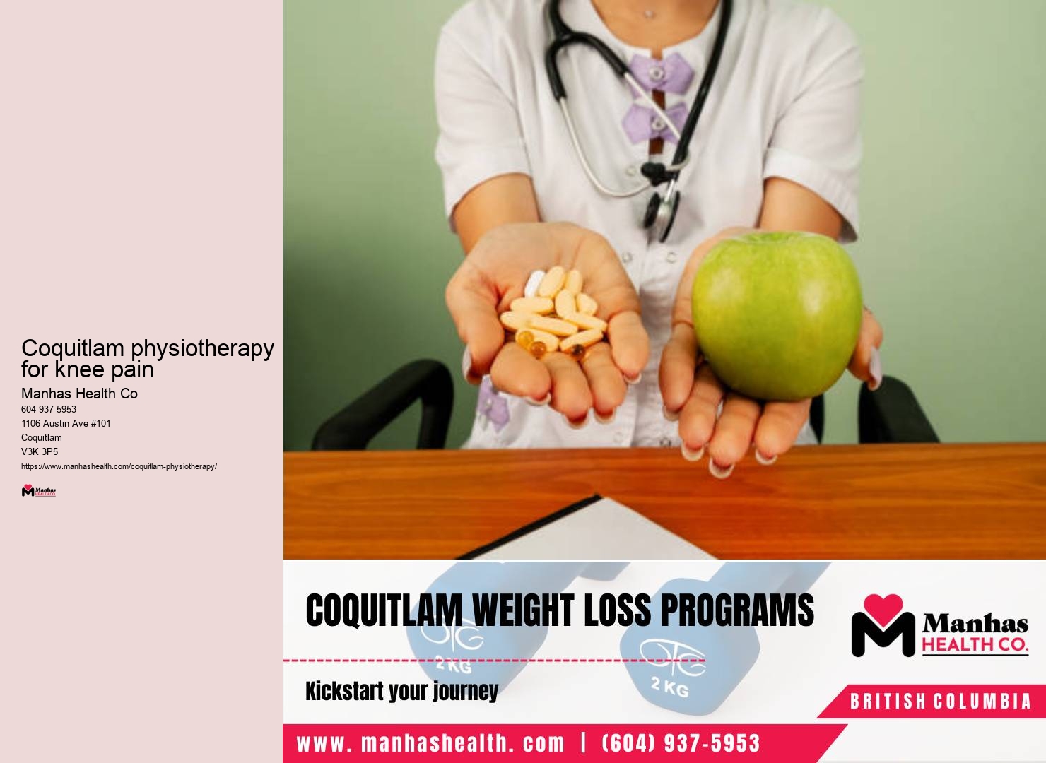 Coquitlam physiotherapy for knee pain chronic pain management physiotherapy