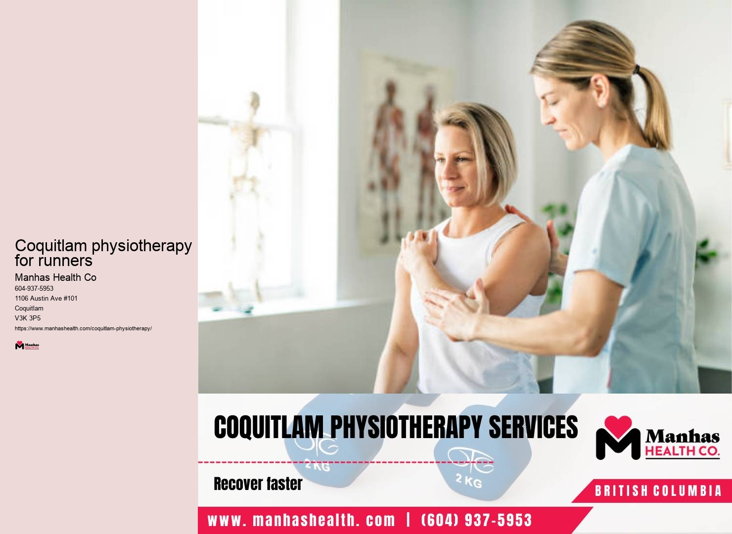 Back pain physiotherapy specialist Coquitlam physiotherapy for runners