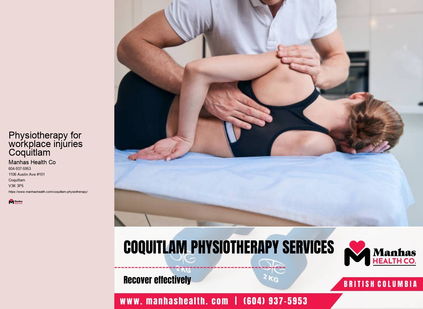 Physiotherapy for carpal tunnel syndrome Physiotherapy for workplace injuries Coquitlam