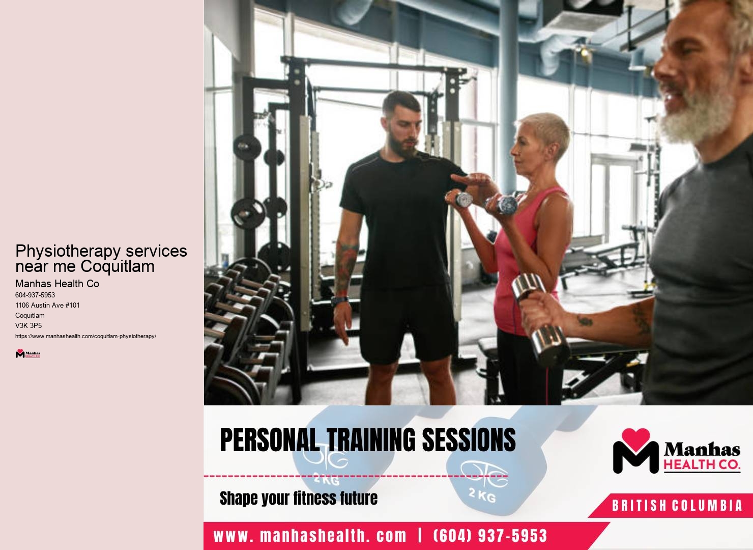 TMJ physiotherapy expert Physiotherapy services near me Coquitlam