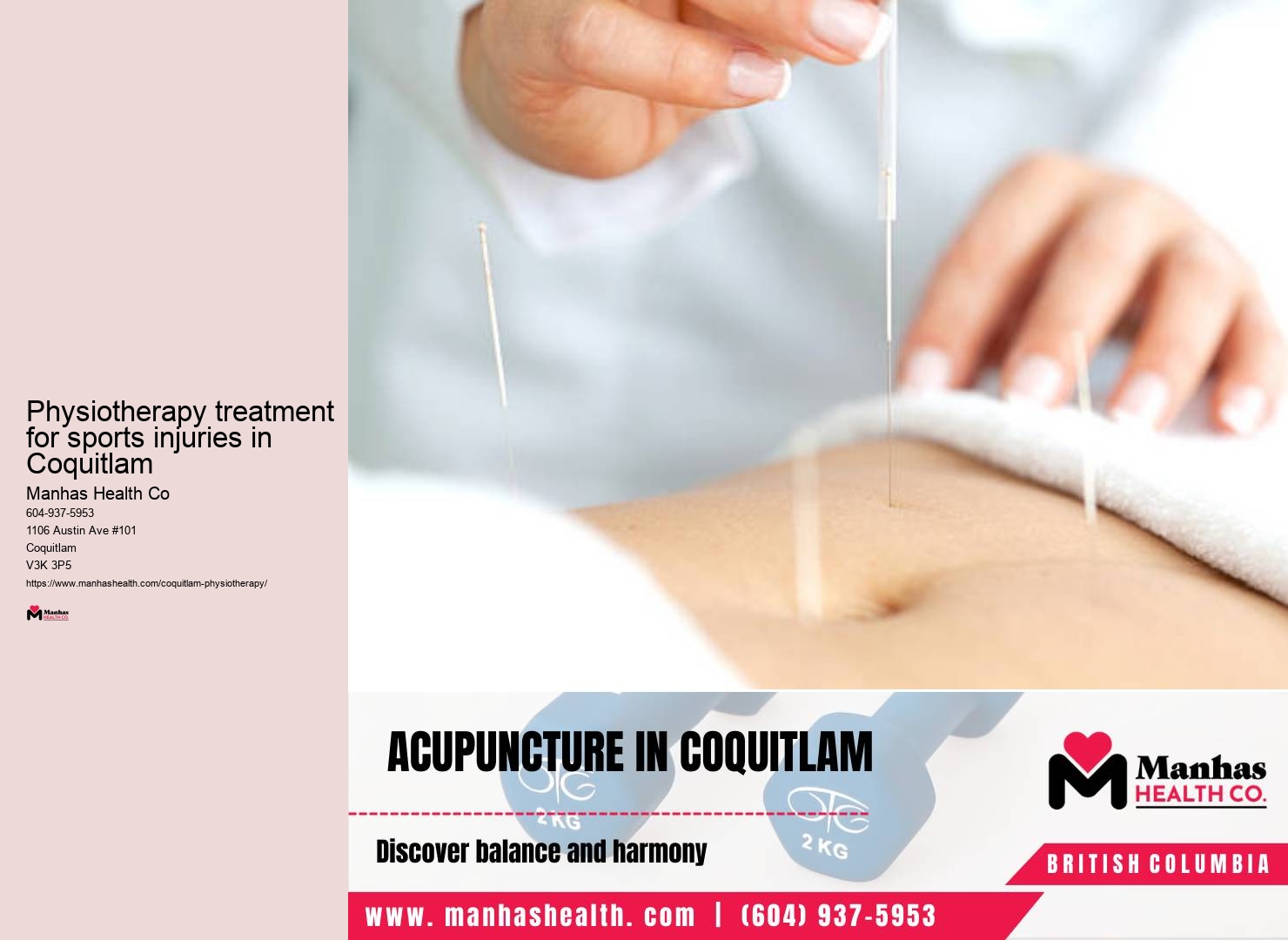 Pregnancy pain physiotherapy Physiotherapy treatment for sports injuries in Coquitlam