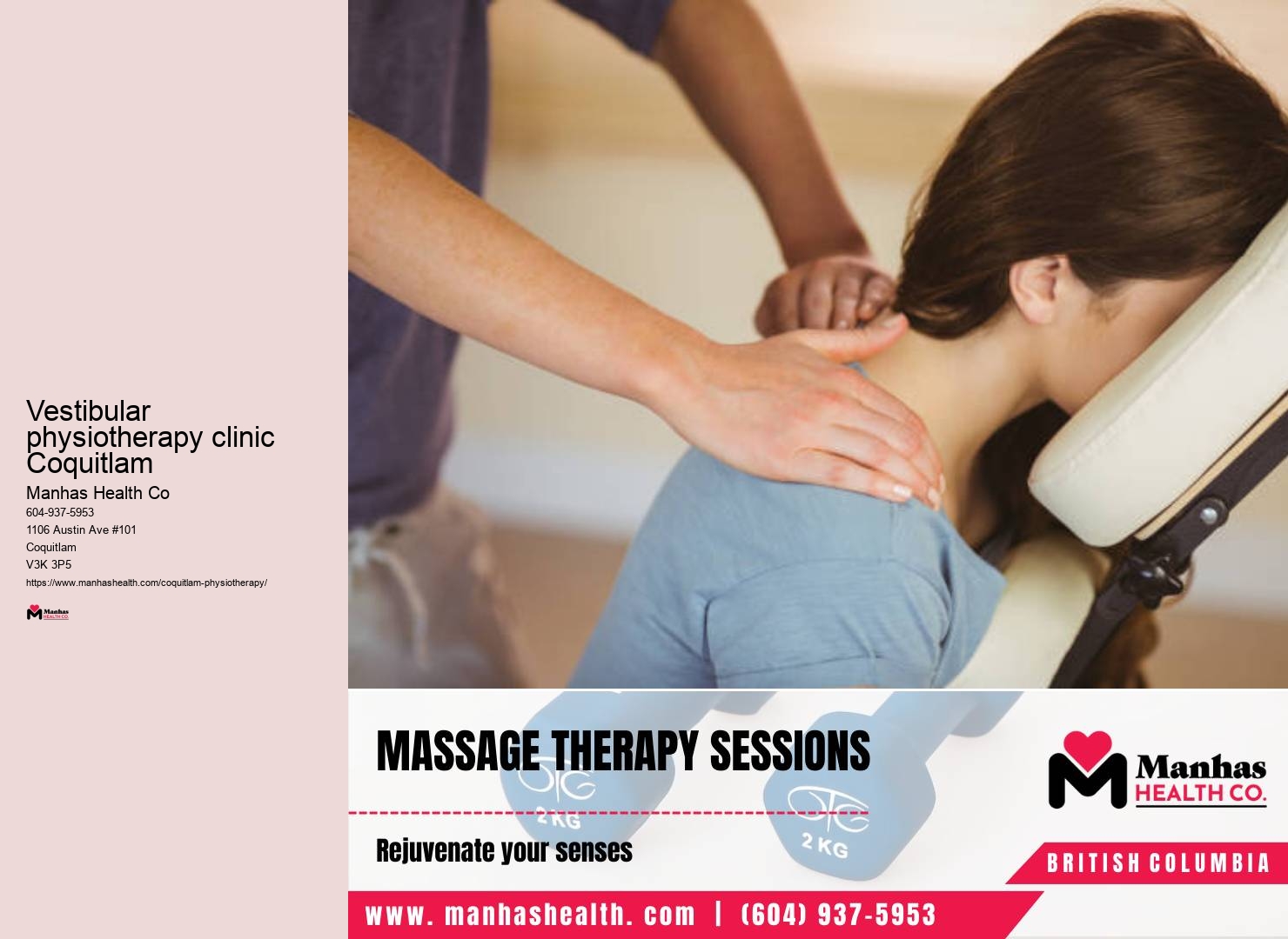 Vestibular physiotherapy clinic Coquitlam physiotherapy treatments