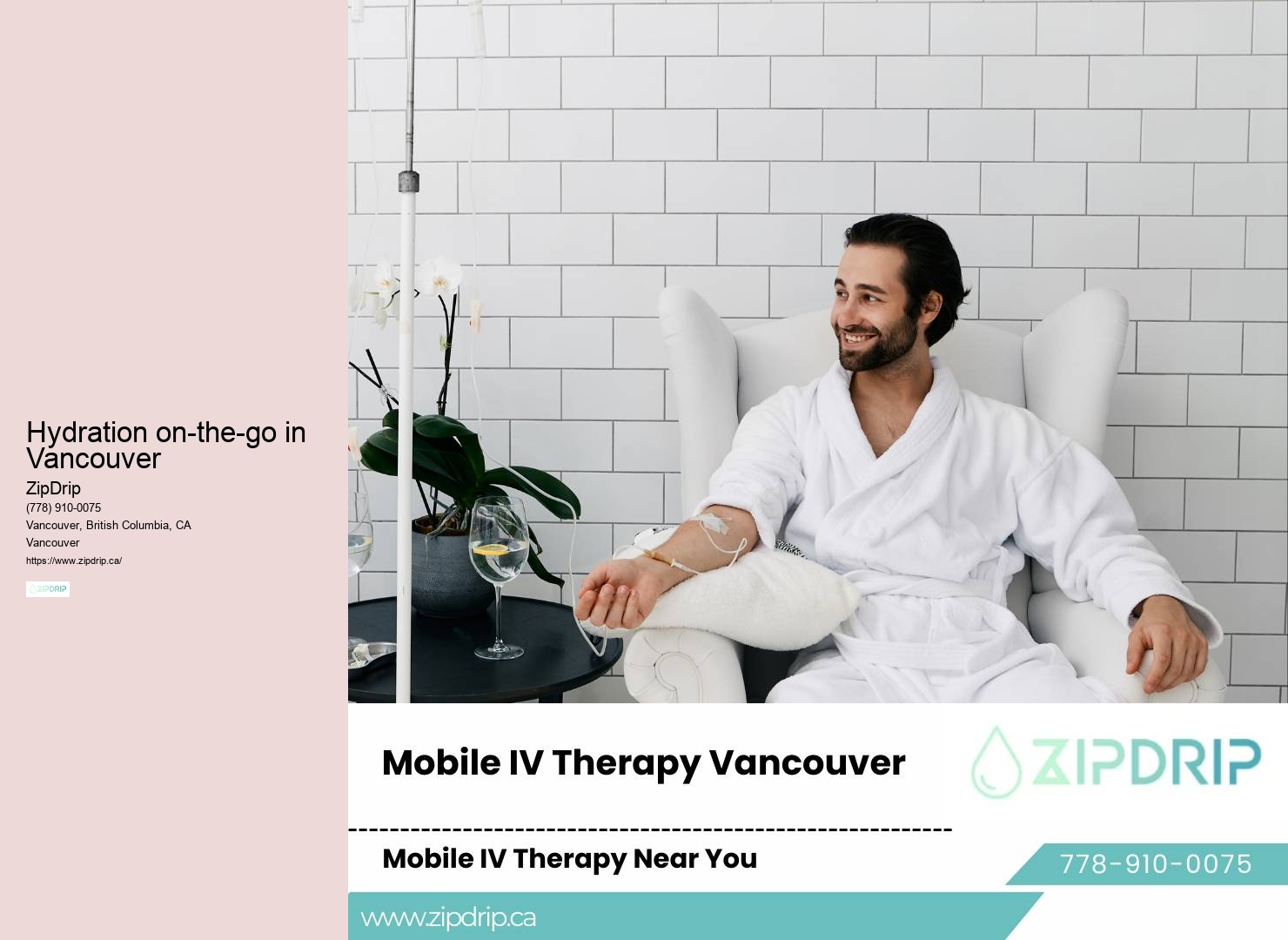 Mobile IV therapy for immune system support in Vancouver