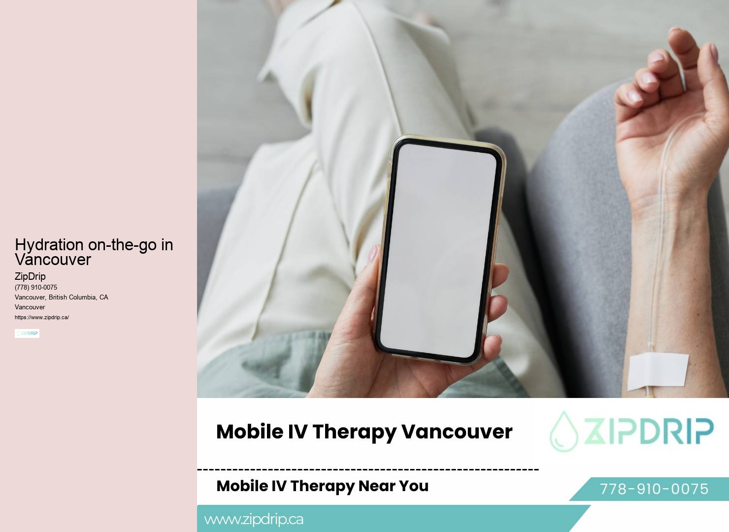 Mobile IV hydration for recovery from flu and colds in Vancouver