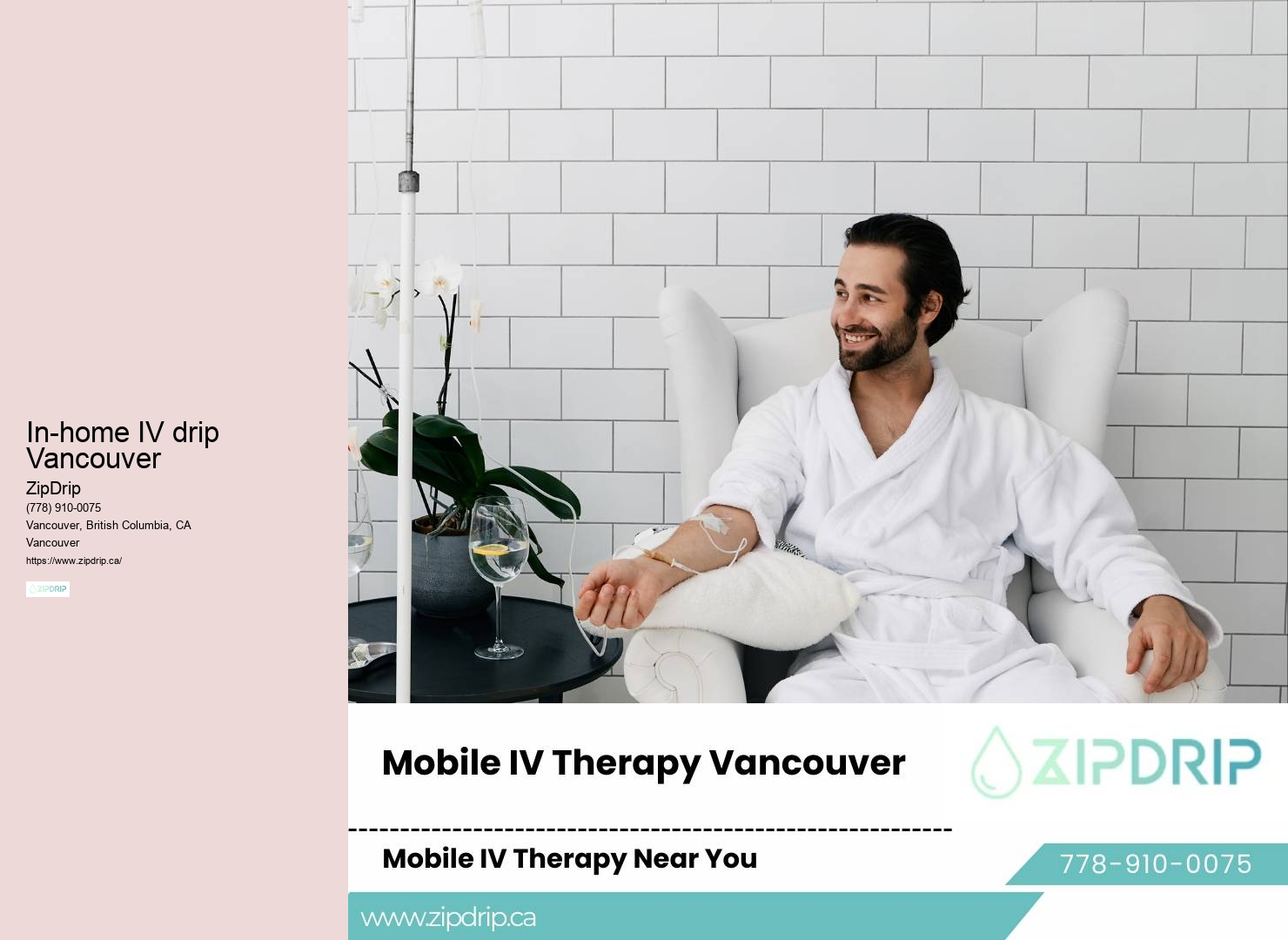 Mobile IV therapy for hangover cure